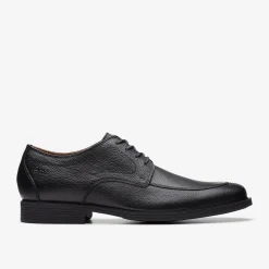 Clarks Whiddon Apron Black Tumbled Fashion