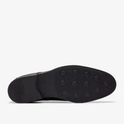 Clarks Whiddon Apron Black Tumbled Fashion