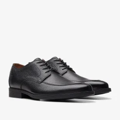 Clarks Whiddon Apron Black Tumbled Fashion