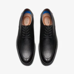 Clarks Whiddon Apron Black Tumbled Fashion