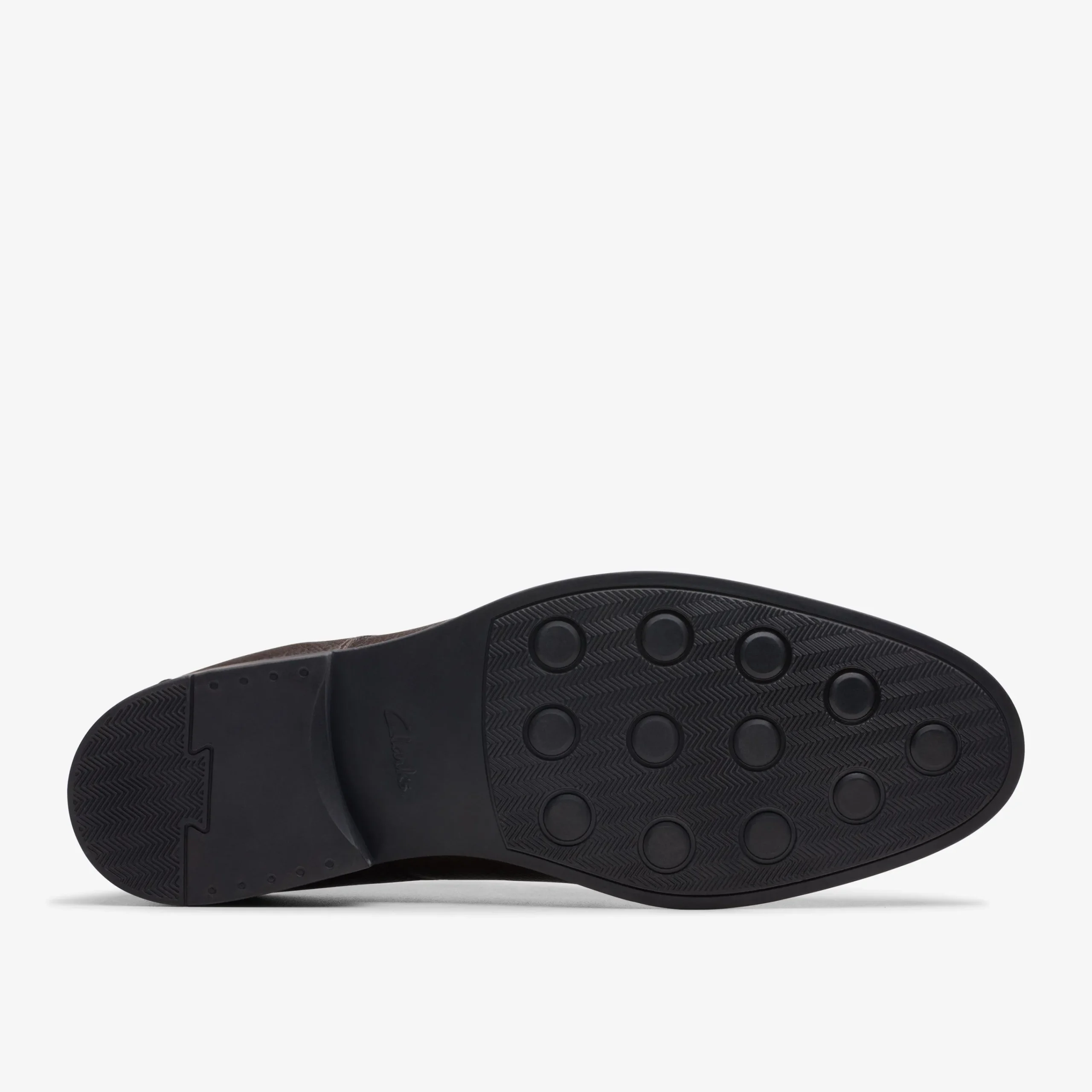 Clarks Whiddon Apron Dark Brown Tumbled Online