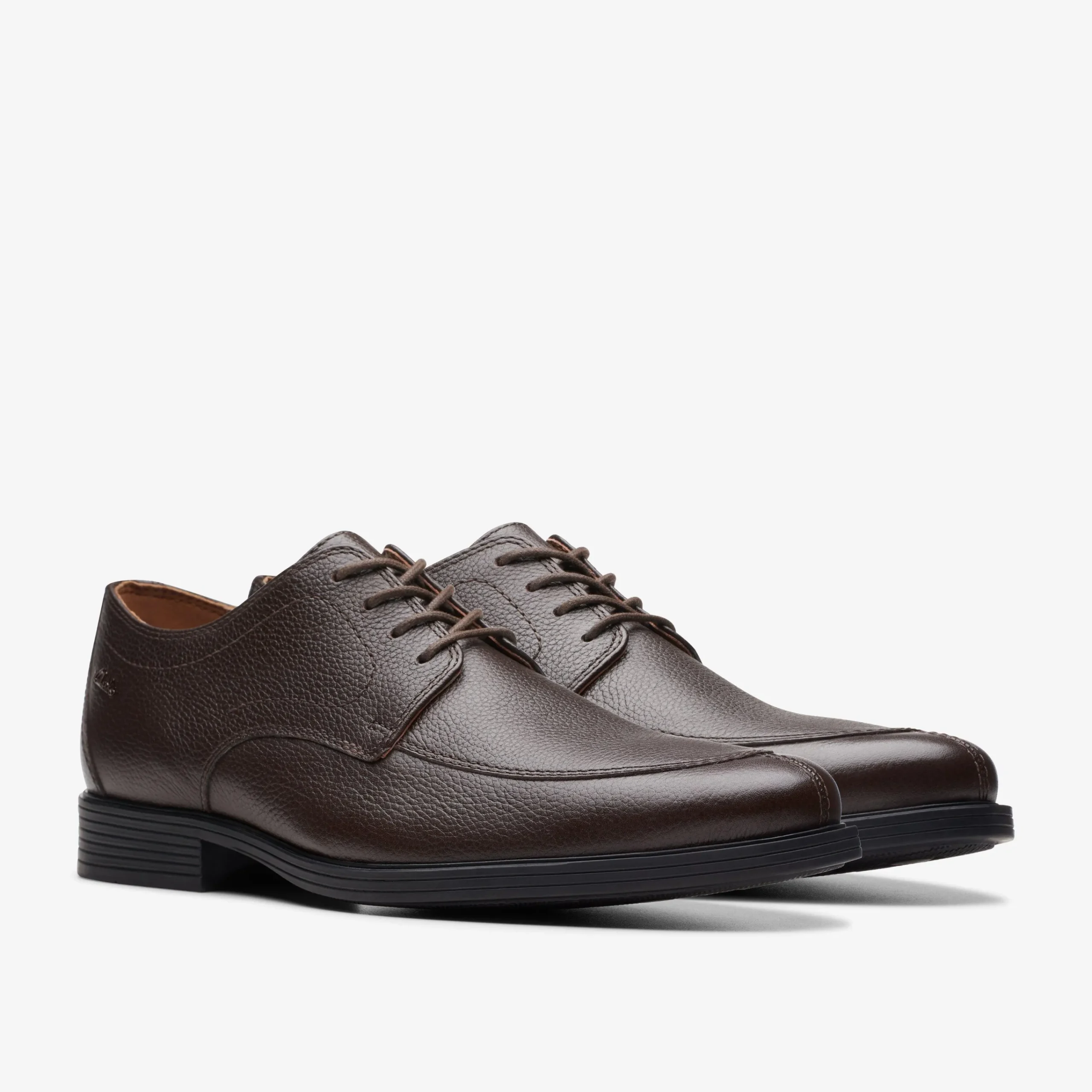 Clarks Whiddon Apron Dark Brown Tumbled Online
