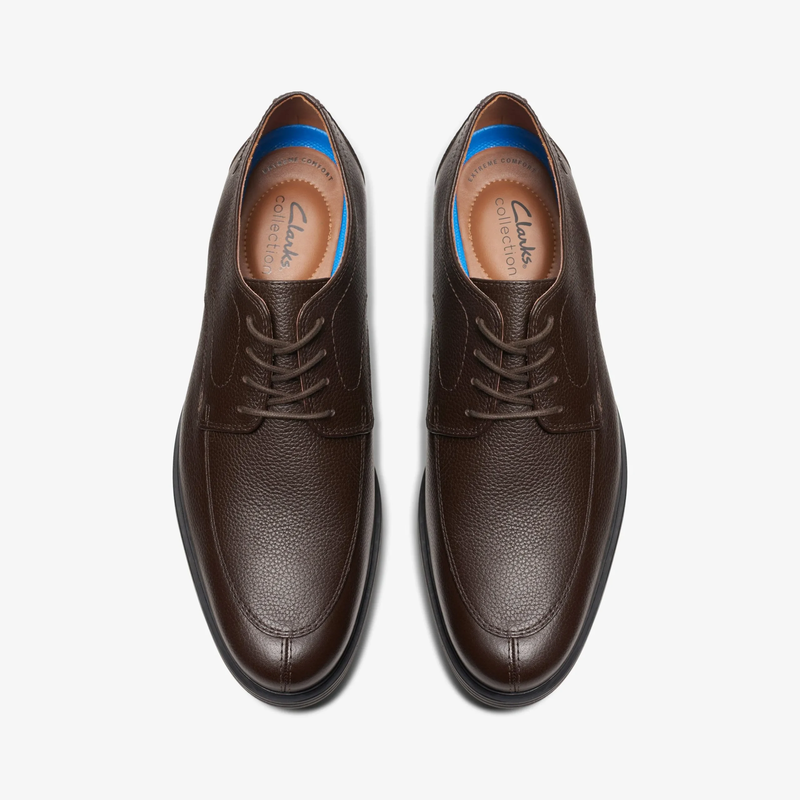 Clarks Whiddon Apron Dark Brown Tumbled Online