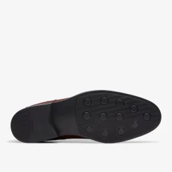 Clarks Whiddon Cap Mahogany Leather Best Sale