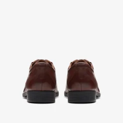 Clarks Whiddon Cap Mahogany Leather Best Sale