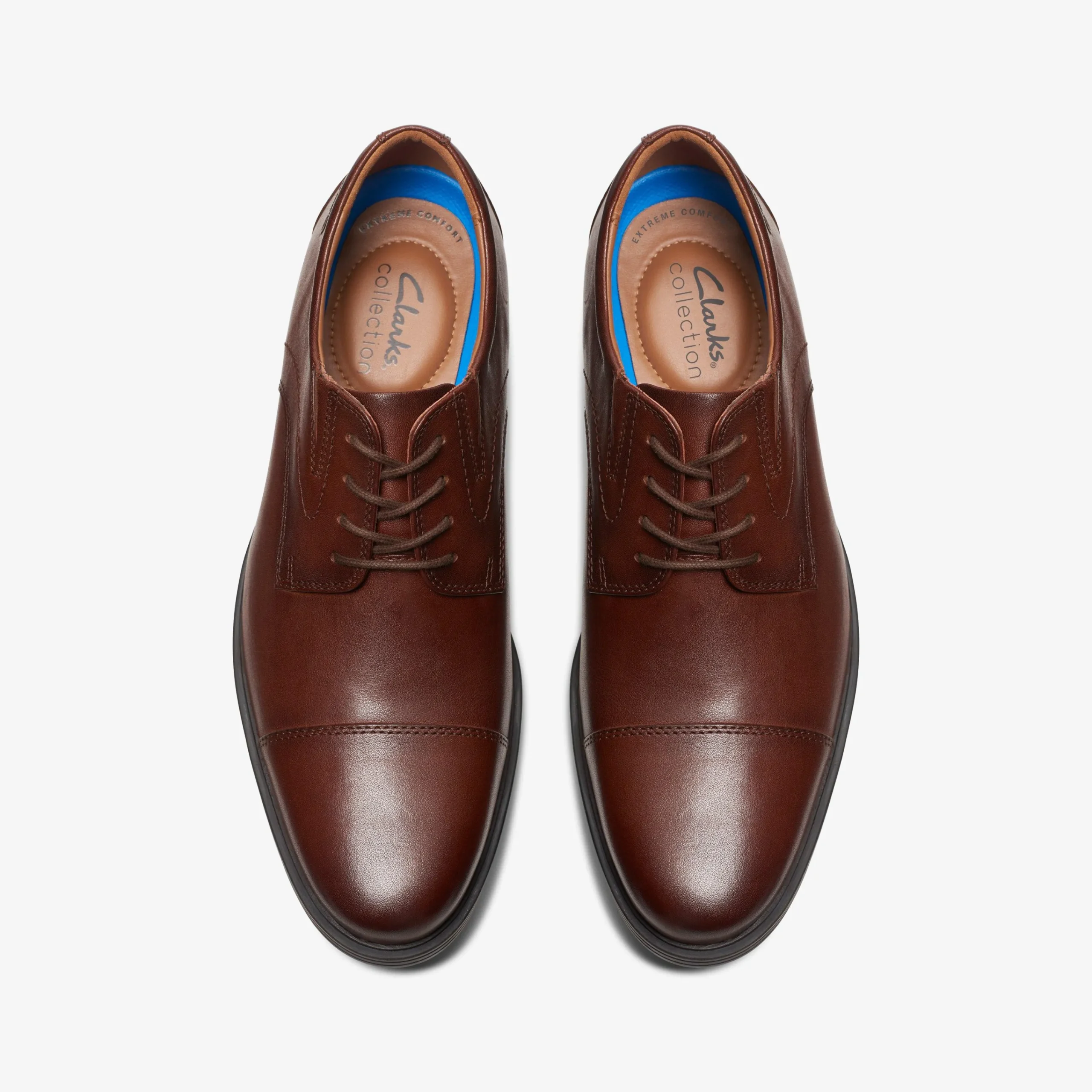 Clarks Whiddon Cap Mahogany Leather Best Sale