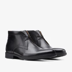 Clarks Whiddon Mid Black Online