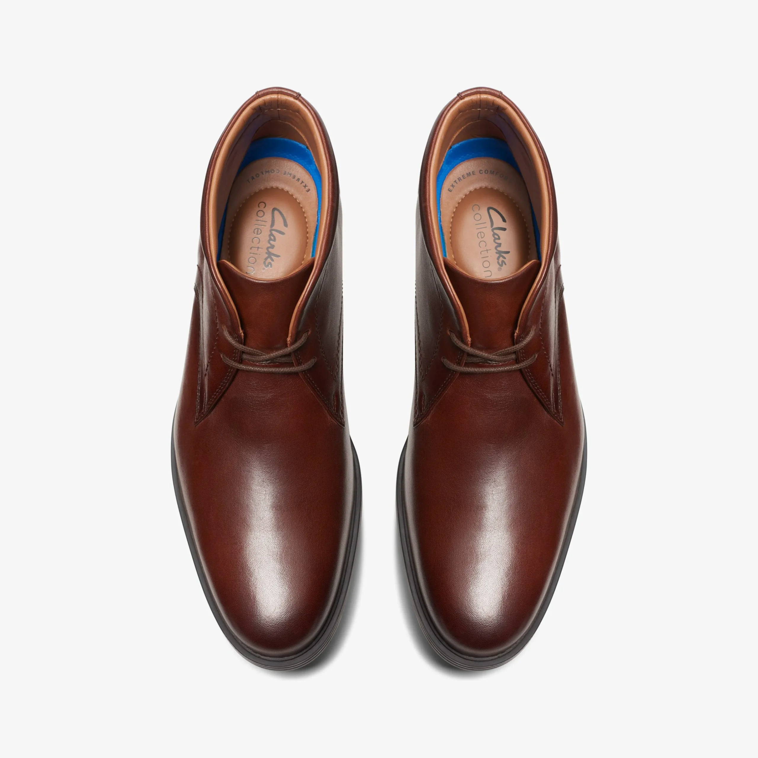 Clarks Whiddon Mid Mahogany Leather Cheap