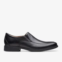 Clarks Whiddon Step Black Leather Discount