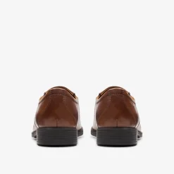 Clarks Whiddon Step Dark Tan Leather Best