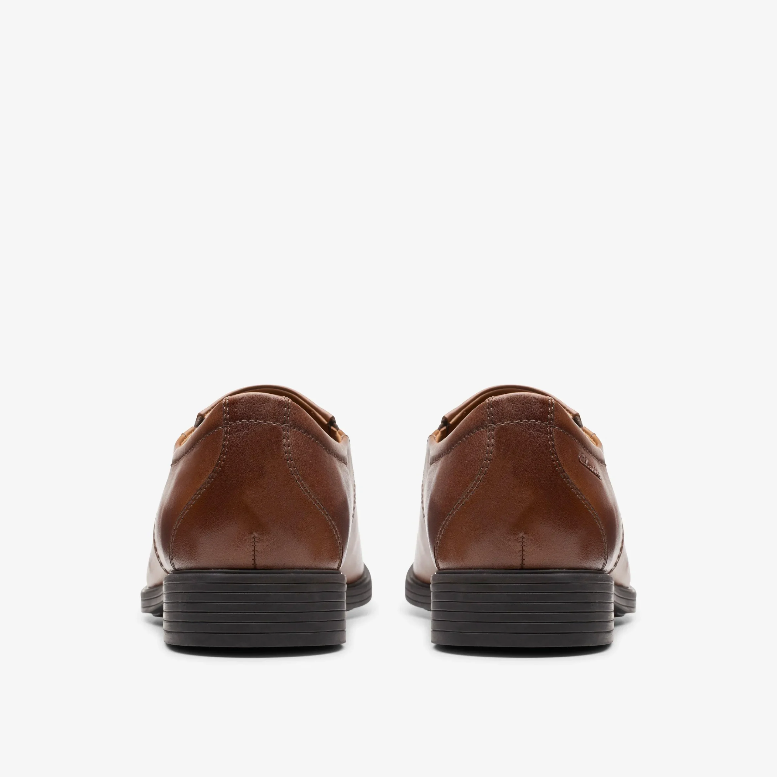 Clarks Whiddon Step Dark Tan Leather Best