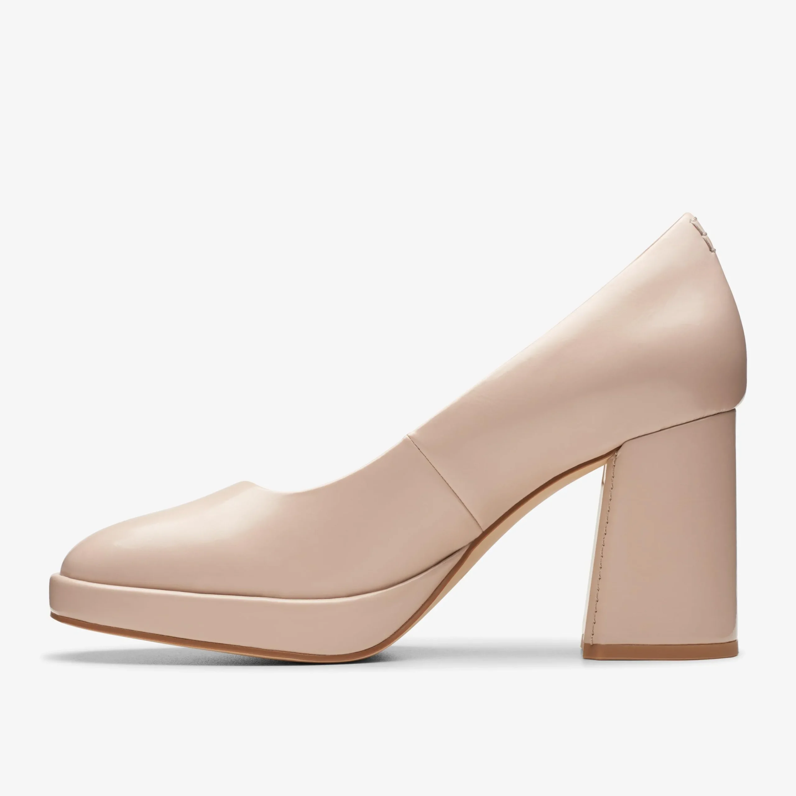 Clarks Zoya 85 Court Sand Patent Shop