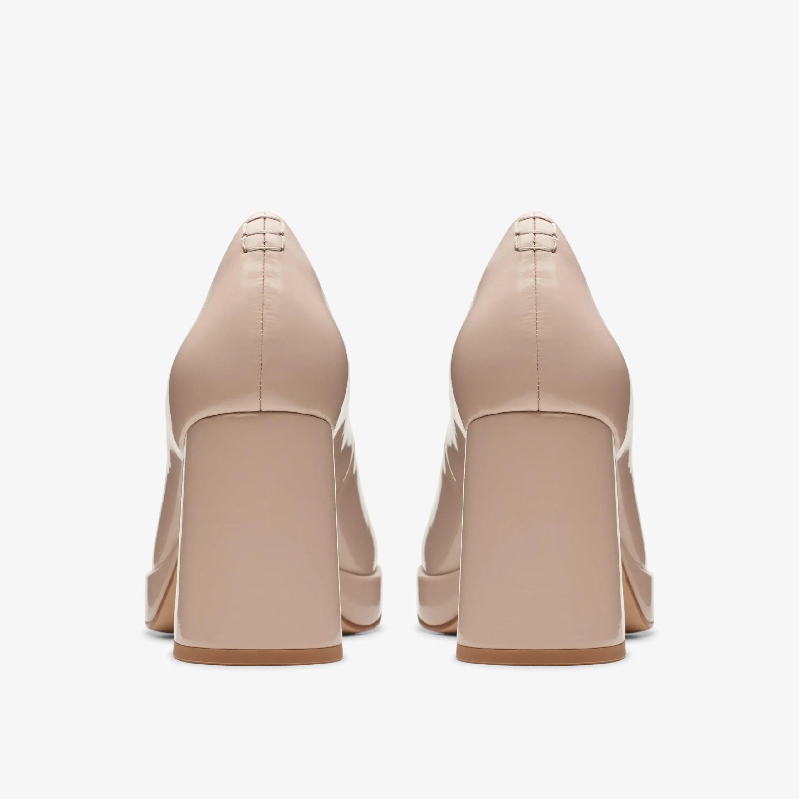 Clarks Zoya 85 Court Sand Patent Shop