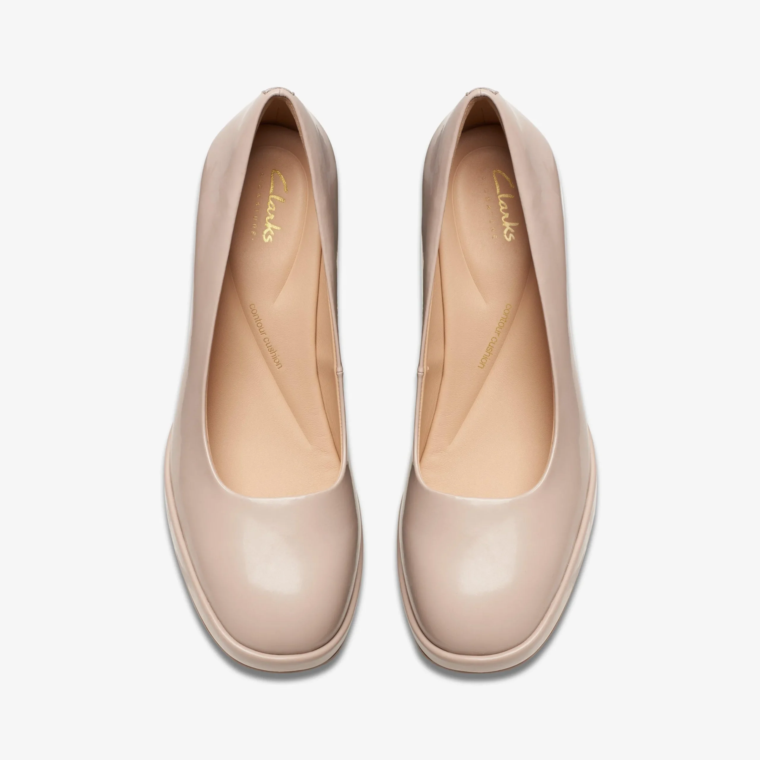 Clarks Zoya 85 Court Sand Patent Shop
