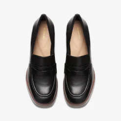Clarks Zoya 85 Walk Black Leather Store