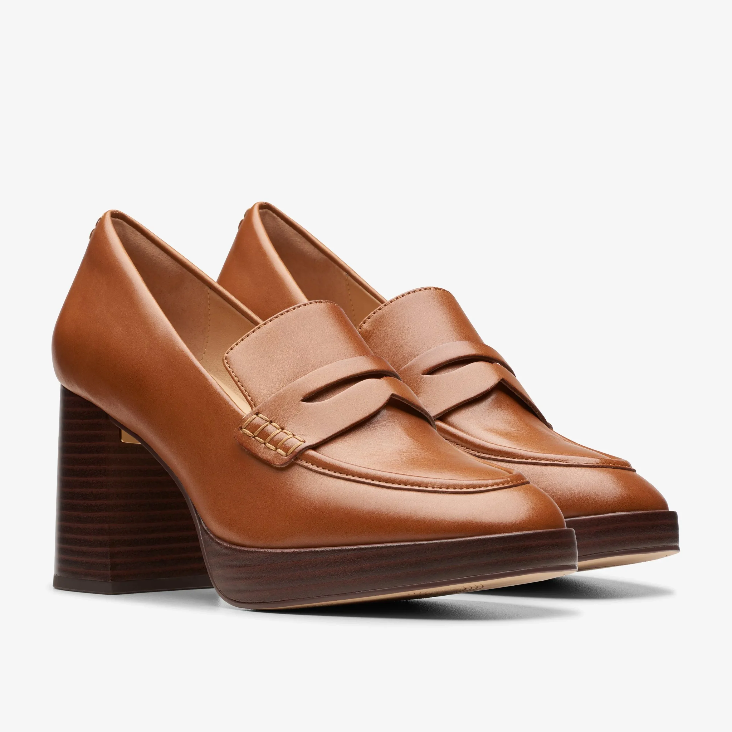 Clarks Zoya 85 Walk Tan Leather Shop